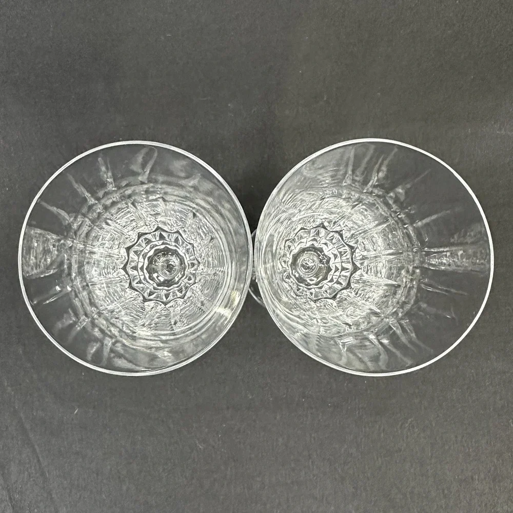 Cristal D'Arques, Durand Tuilleries Villandry Fluted Champagne Glasses, Set of 2